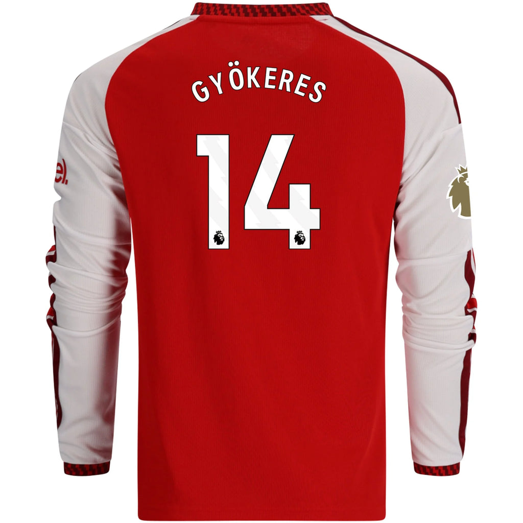 Replica adidas Gyokeres Arsenal Long Sleeve Home Jersey 26/27