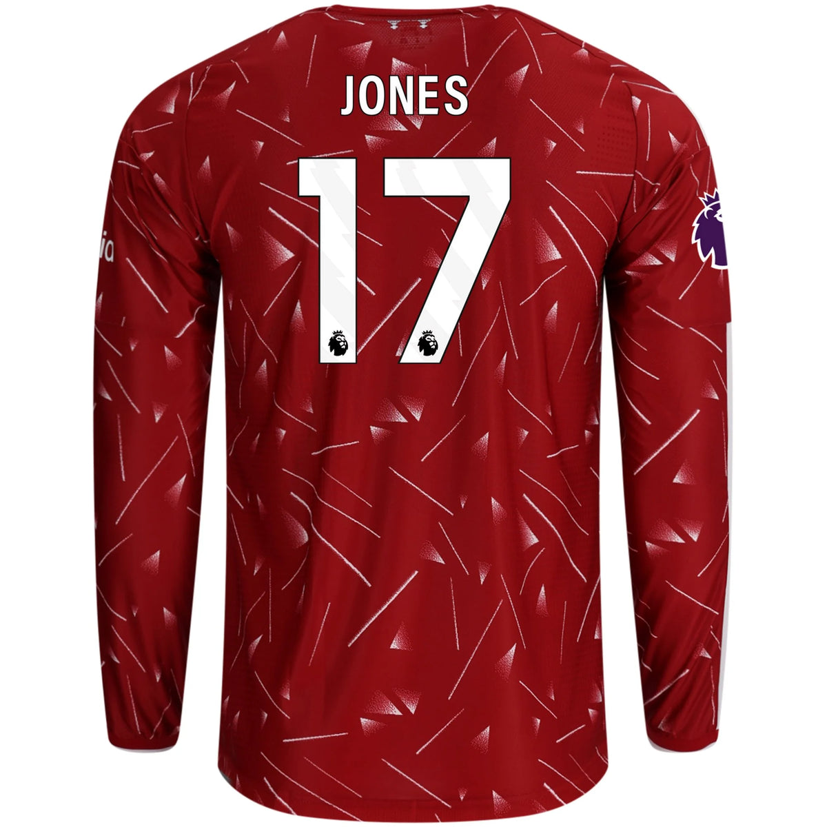 Authentic adidas Jones Liverpool Long Sleeve Home Jersey 26/27